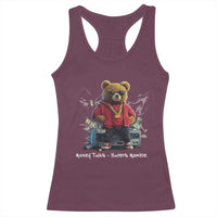 Teddy Fashion Hip Hop Racerback Tank Top Money talks Haters Mumble