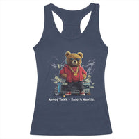 Teddy Fashion Hip Hop Racerback Tank Top Money talks Haters Mumble