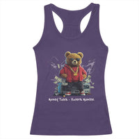 Teddy Fashion Hip Hop Racerback Tank Top Money talks Haters Mumble