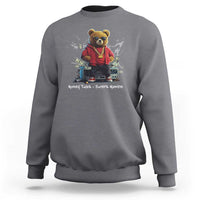 Teddy Fashion Hip Hop Sweatshirt Money talks Haters Mumble