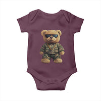 Camo Hip Hop Teddy Bear Baby Onesie Camouflage Gangsta Streetwear