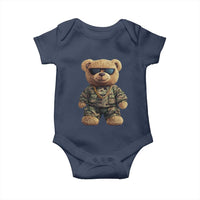 Camo Hip Hop Teddy Bear Baby Onesie Camouflage Gangsta Streetwear