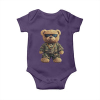 Camo Hip Hop Teddy Bear Baby Onesie Camouflage Gangsta Streetwear