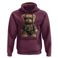 Camo Hip Hop Teddy Bear Hoodie Camouflage Gangsta Streetwear