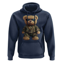 Camo Hip Hop Teddy Bear Hoodie Camouflage Gangsta Streetwear