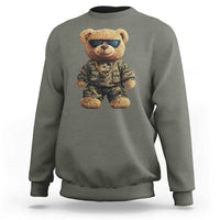 Camo Hip Hop Teddy Bear Sweatshirt Camouflage Gangsta Streetwear