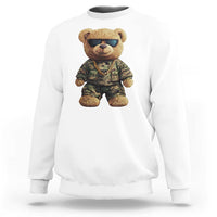 Camo Hip Hop Teddy Bear Sweatshirt Camouflage Gangsta Streetwear