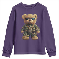 Camo Hip Hop Teddy Bear Youth Sweatshirt Camouflage Gangsta Streetwear
