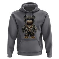 Hip Hop Teddy Bear Hoodie Camouflage Gangsta Streetwear