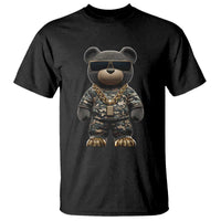 Hip Hop Teddy Bear T Shirt Camouflage Gangsta Streetwear