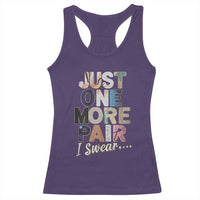 Sneaker Lover Racerback Tank Top Just One More Pair I Swear