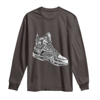 Sneaker Lover Long Sleeve Shirt Graphic New York Travel SNKR