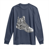 Sneaker Lover Long Sleeve Shirt Graphic New York Travel SNKR