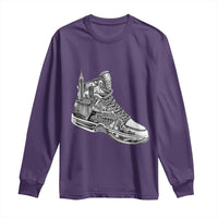 Sneaker Lover Long Sleeve Shirt Graphic New York Travel SNKR