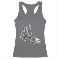 Sneaker Lover Racerback Tank Top Graphic New York Travel SNKR