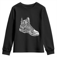 Sneaker Lover Youth Sweatshirt Graphic New York Travel SNKR