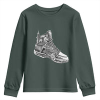 Sneaker Lover Youth Sweatshirt Graphic New York Travel SNKR