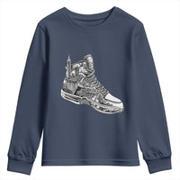 Sneaker Lover Youth Sweatshirt Graphic New York Travel SNKR