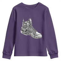 Sneaker Lover Youth Sweatshirt Graphic New York Travel SNKR