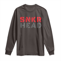 Sneaker Lover Long Sleeve Shirt SNKR Head