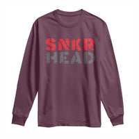 Sneaker Lover Long Sleeve Shirt SNKR Head