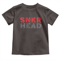 Sneaker Lover Toddler T Shirt SNKR Head