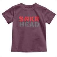 Sneaker Lover Toddler T Shirt SNKR Head