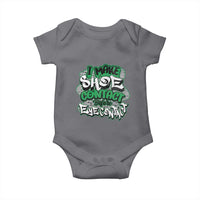 Funny Sneaker Lover Baby Onesie I Make Shoe Contact Before Eye Contact