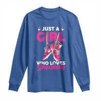 Just A Girl Who Loves Sneakers Long Sleeve Shirt