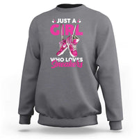 Just A Girl Who Loves Sneakers Sweatshirt