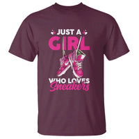 Just A Girl Who Loves Sneakers T Shirt