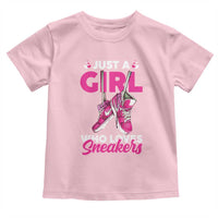 Just A Girl Who Loves Sneakers Toddler T Shirt