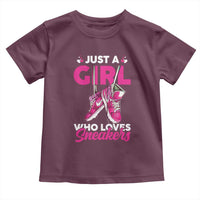 Just A Girl Who Loves Sneakers Toddler T Shirt