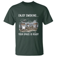Anti Smoking T Shirt Enjoy Smoking Your Space Is Ready - Wonder Print Shop