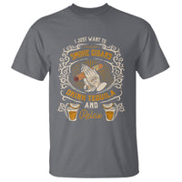 I Just Want To Smoke Cigars Drink Tequila And Relax T Shirt - Wonder Print Shop