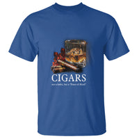 Cigar Lover T Shirt Not A Habit But A Peace of Mind - Wonder Print Shop