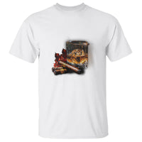 Cigar Lover T Shirt Not A Habit But A Peace of Mind - Wonder Print Shop