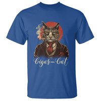 Cigar Smoker Cat Lover Cigarcat T Shirt - Wonder Print Shop