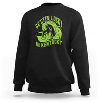 Horse Racing Sweatshirt Getting Lucky In Kentucky - Wonder Print Shop