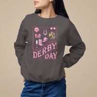 Coquette Bow Girly Derby Day Horse Racing Sweatshirt - Wonder Print Shop