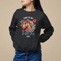 Horse Racing Sweatshirt This Is My Derby Day Dress Girls Women - Wonder Print Shop