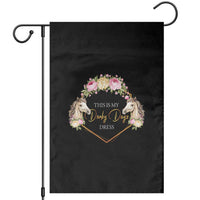 Horse Racing Garden Flag This Is My Derby Day Dress Girl Woman