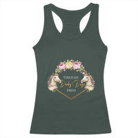 Horse Racing Racerback Tank Top This Is My Derby Day Dress Girl Woman