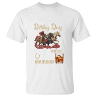 Horse Racing T Shirt It Must Be Derby Day Nice Hat Where Is The Bourbon - Wonder Print Shop