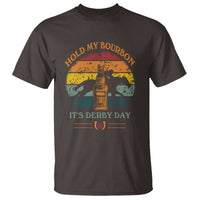 Horse Racing T Shirt Hold my Bourbon It's Derby Day - Wonder Print Shop