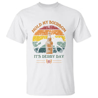 Horse Racing T Shirt Hold my Bourbon It's Derby Day - Wonder Print Shop