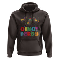 Funny Horse Racing Hoodie Cinco De Derby Mexican Horse Race - Wonder Print Shop