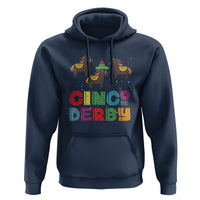 Funny Horse Racing Hoodie Cinco De Derby Mexican Horse Race - Wonder Print Shop