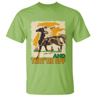 Funny Horse Racing T Shirt And They're Off Horses Race Lover - Wonder Print Shop