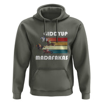 Funny Horse Racing Hoodie Giddy Up Madafakas Horses Race Lover - Wonder Print Shop